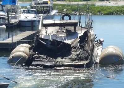 Sunken boat recovery